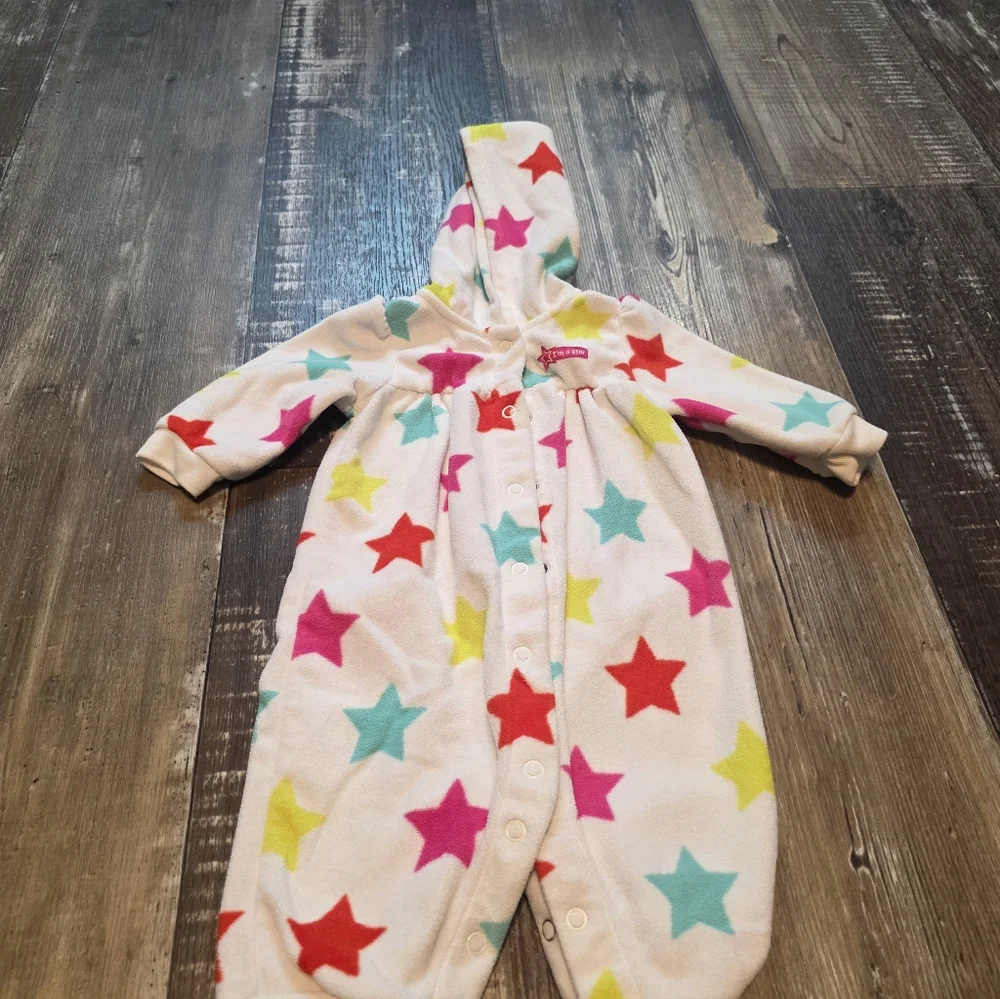 Carter's Cream Pajamas with Colorful Stars